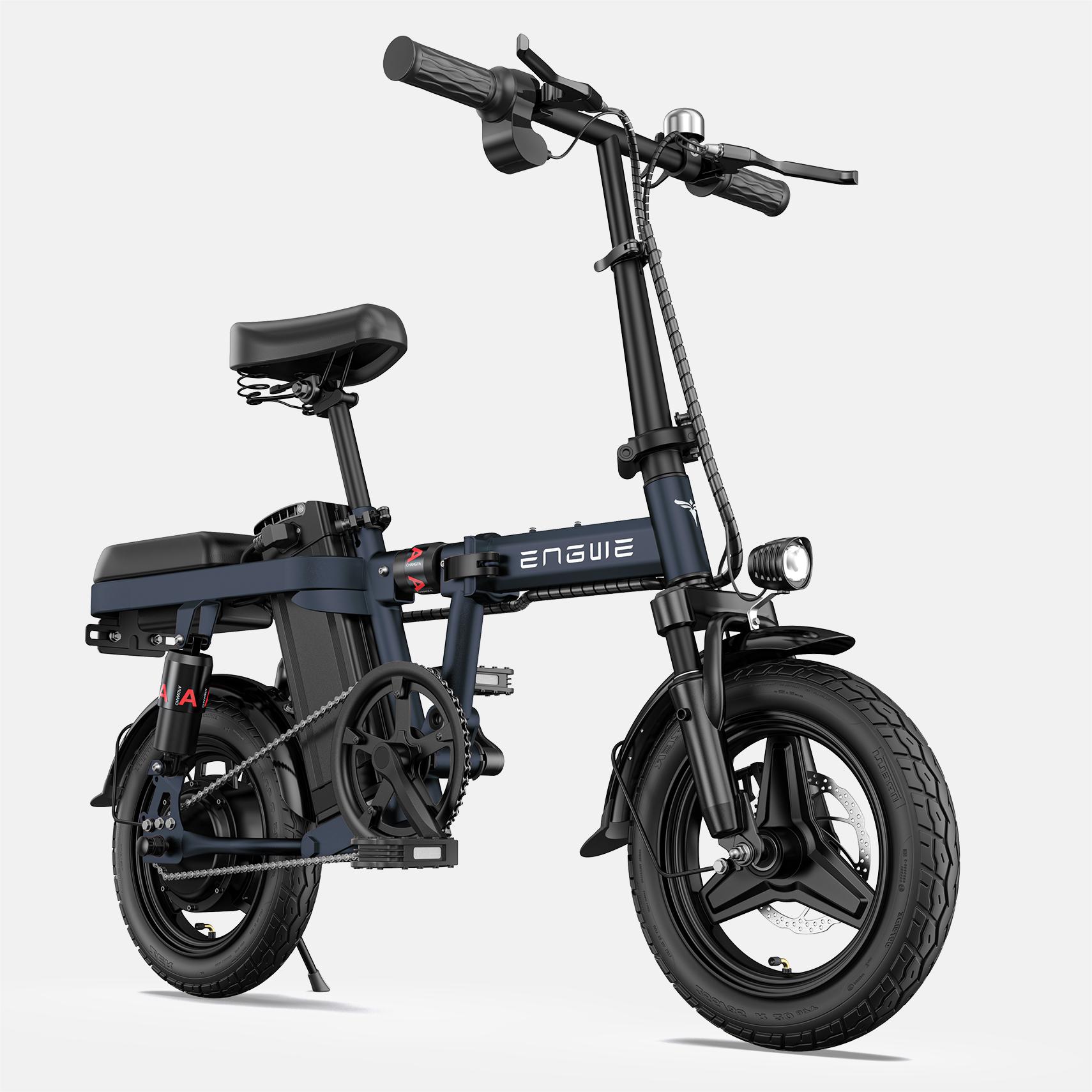 T14 city electric bicycle 14-inch foldable electric bicycle 350w powerful motor 10Ah battery electric bicycle maximumspeed25km/h